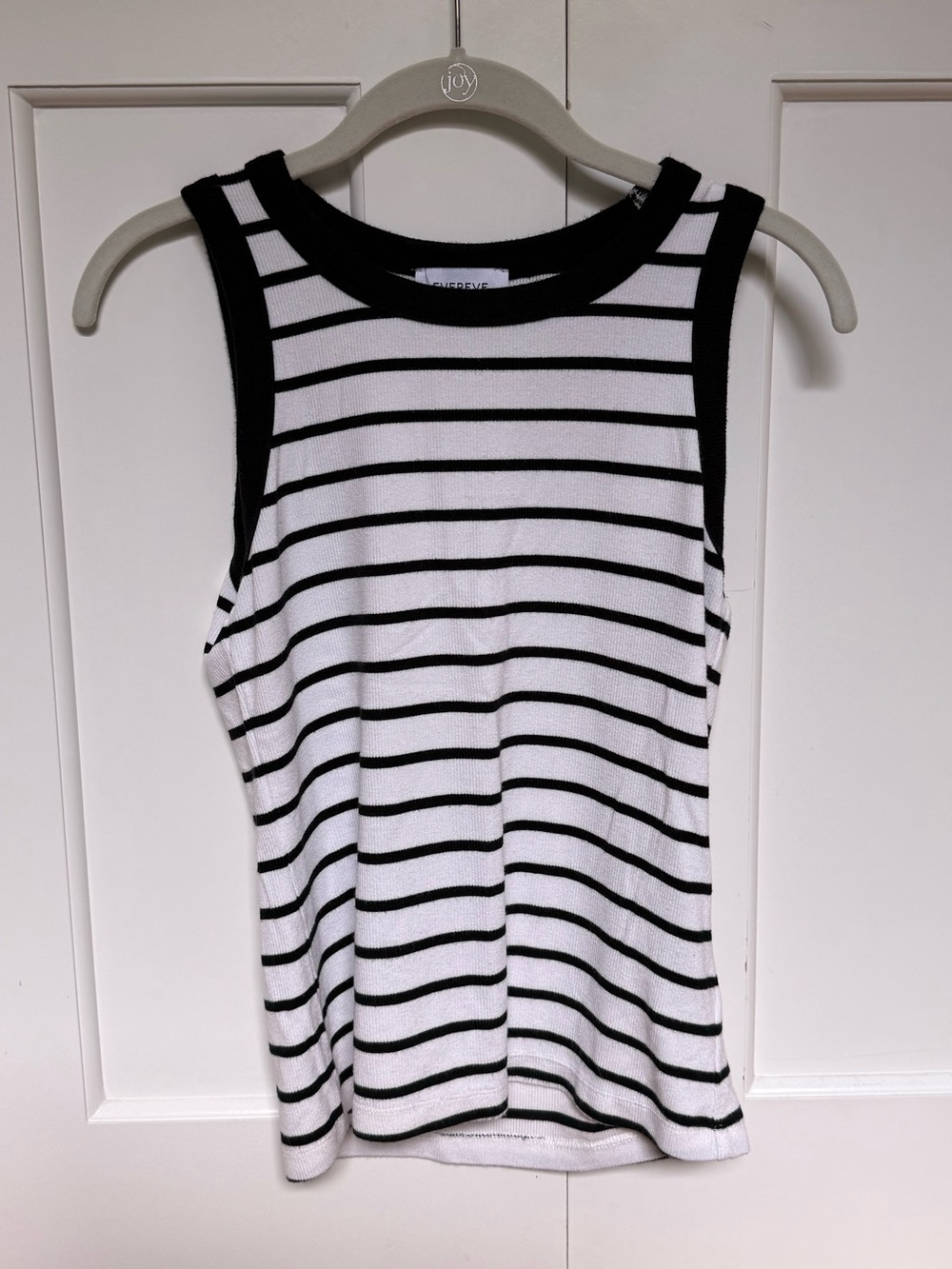 Evereve Striped Ribbed Tank Top